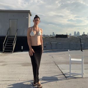 Vix swimwear Paula bikini top white supportive back tie